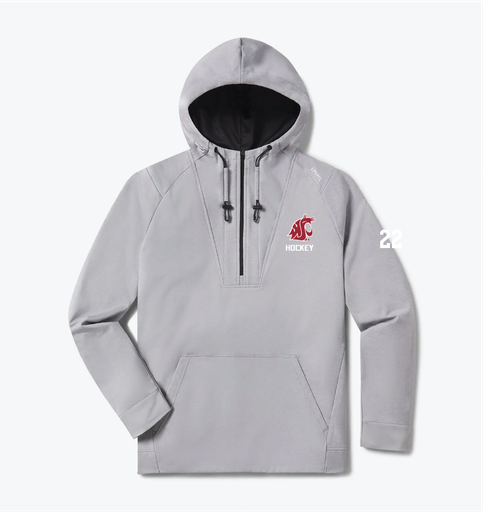 UNRL Crossover Half-Zip Hoodie - WSU Player